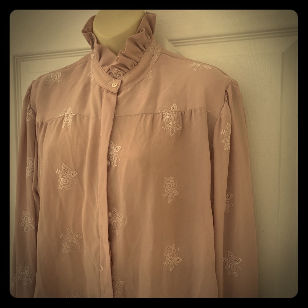 Vintage Chiffon Blouse